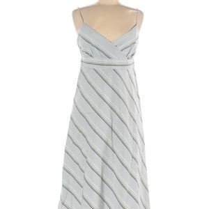 J Crew Blue Striped Casual Dress